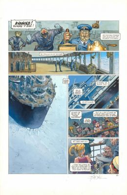 Jean-Baptiste Andréaé - Planche originale n°20 - Antartica - Terre mécanique
