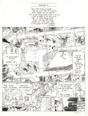 Cosey | Planche originale n°14 - Tome 1 - À la recherche de Peter Pan | Daniel Maghen