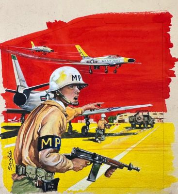 Sanfili - 1 Original cover - S.O.S. n° 8 - Ray Halcotan - 1959 | Catawiki