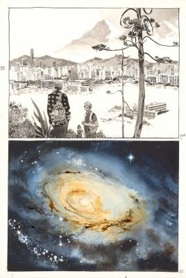 Emmanuel Lepage | Au pied des étoiles, Planche originale | Daniel Maghen