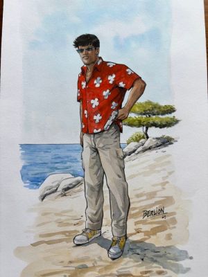 Berlion, Olivier - 1 Original colour drawing - Tony Corso - 2025 | Catawiki