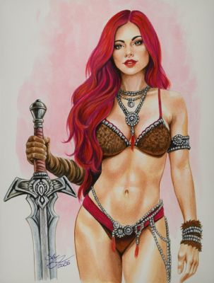 Sly - Cosplay Art - Scarlet Warrior | Catawiki