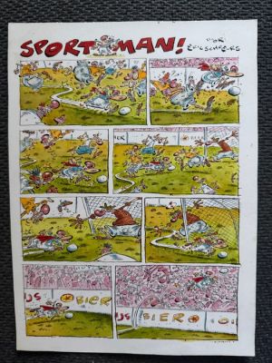Eric Schreurs - 1 Original colour page - Sportman - 2003 | Catawiki
