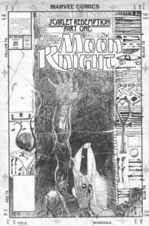 Sienkiewicz, Bill - MARC SPECTOR: MOON KNIGHT (1989-94) #26 Cover | ComicConnect (Buy It Now)