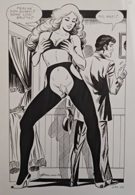 Balzano Birago - 1 Original drawing - Zora La Vampira - 230-53 - 1981 | Catawiki