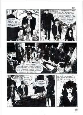 Mari, Nicola - 1 Original page - Dylan Dog Speciale #23 - "L’angelo caduto" - 2009 | Catawiki