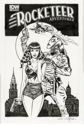 Formosa, Gil - 1 Original drawing - Rocketeer - Couverture | Catawiki