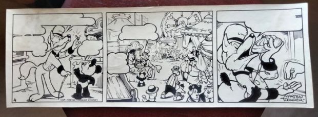 Toonder, Marten - Original page - Panda - op de Kermis strook 4 - 1949 | Catawiki