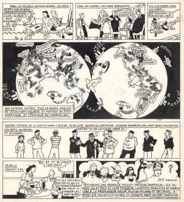 Alain Saint-Ogan | Planche originale numérotée 239 - Zig et Puce | Daniel Maghen