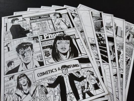 Montanari, Giuseppe - 7 Original page - Dylan Dog - GDO | Catawiki