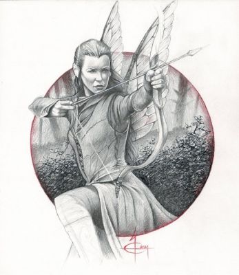 Ihsahnity (Doppenberg, Erik) - 1 Original drawing - Label Elfentau - 2021 | Catawiki