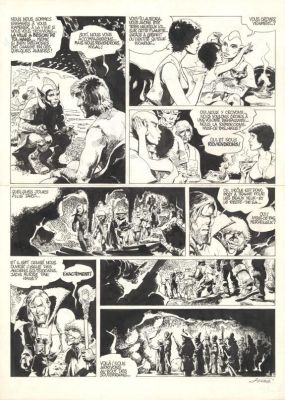 Kas | Planche originale n° 07 - Le Visage du monstre - Hans | Daniel Maghen