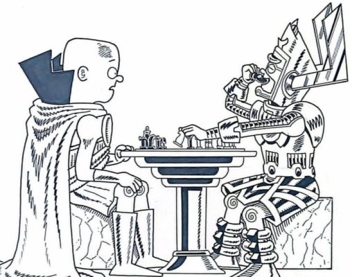 Fred Humbeck - 1 Original drawing - The Watcher et Galactus - l’échiquier cosmique ! - 2004 | Catawiki