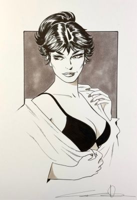 Candita, Giuseppe - 1 Original colour drawing - Modesty Blaise - Beautiful - 2026 | Catawiki