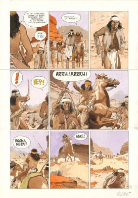 Christian Rossi | Planche originale n° 18 - Comanche Trail | Daniel Maghen