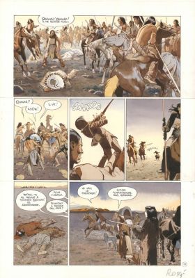 Christian Rossi | Planche originale n° 79 - Comanche Trail | Daniel Maghen