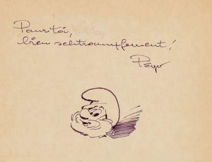 Peyo | Les Schtroumpfs, Schtroumpfonie en ut de 1972… | Millon