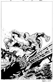 Humberto Ramos - Amazing Spider-Man #694 Cover (1976 Spider-Man /Superman Treasury Cover Homage!) 2012