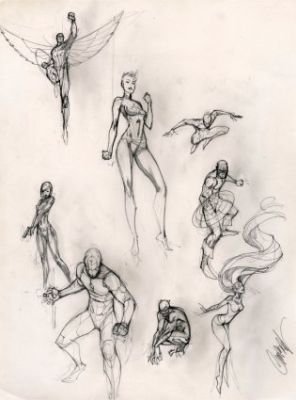 Campbell, J. Scott - CIVIL WAR II #1 Cover Prelim | ComicConnect (Buy It Now)