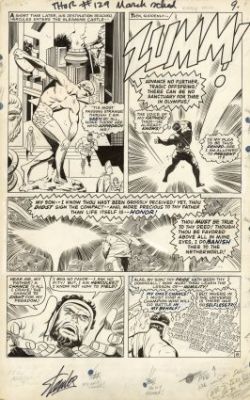 Kirby, Jack - THOR (1966-96; 2009-11) #129 Interior Page | ComicConnect