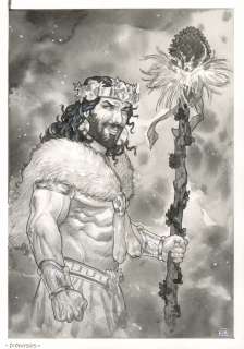 Gianenrico Bonacorsi | Dessin Original « Dionysos » | La BD s’expose