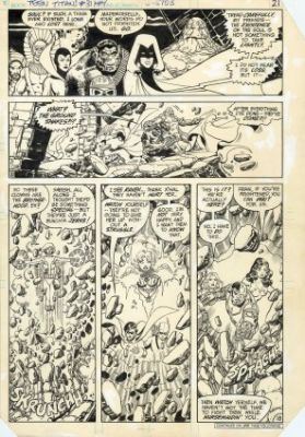 Perez, George - NEW TEEN TITANS (1980-84) #31 Interior Page | ComicConnect