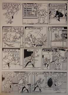 Geerts, Paul | Originele pagina (p.13)  - Suske en Wiske  - De Raap van Rubens  - (1977) | Catawiki