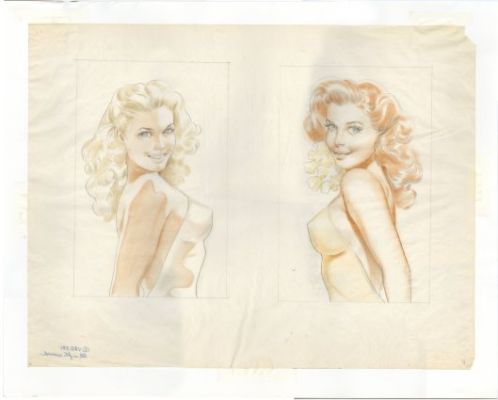 Vargas, Alberto - VARGAS GIRL Preliminary Art | ComicConnect