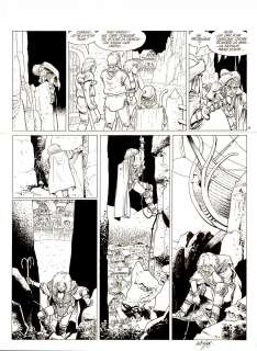 Planche originale 29 d‘ARIA Tome 14 Le voleur de lumiere par Michel WEYLAND