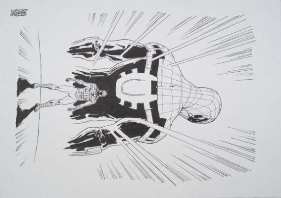 Camuncoli, Giuseppe - SUPERIOR SPIDER-MAN Illustration | ComicConnect (Buy It Now)