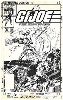 Mike Zeck - Gi Joe 30 Cover