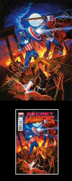 Greg Hildebrandt - Comic Book Cover Secret Wars - Cover
