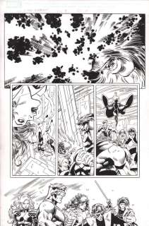 Cory Hamscher, Tom Grummett - X-Men Forever #2 P.21 - Team Shot/Action Vs Sabretooth - 2009