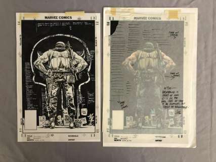 Punisher Invades Nam, Original Cover Art, Kubert | Weiss Auctions