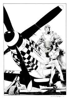 Tom Grindberg - Airboy And the Airfighters: Dangerous Liaisons Trade Paperback Cover (Large Art) 2012