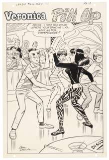 Dan DeCarlo Original Art: VERONICA PIN-UP, 1968 | PBA Galleries