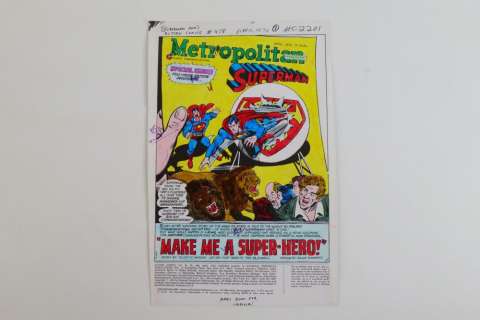 Metropolitan Superman #458 Original Comic Art | Bodnars Auction