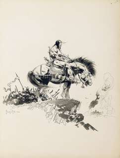 (Frazetta) Kubla Khan Portfolio cover. | Profiles in History