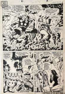 Jack Kirby - Thor 139 Page 4 Splash
