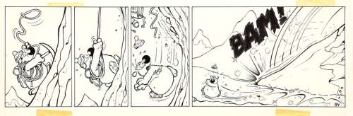 Dupa | Cubitus, strip n°84 à l’encre de Chine et au… | Millon