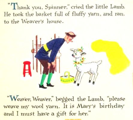 1968 MARY’S LITTLE LAMB DOLLIE TINGLE ORIGINAL drawing art BOOK PAINTING kids | eBay US (Buy It Now)