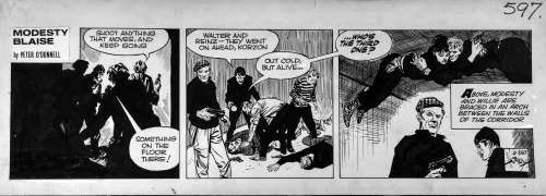 Jim Holdaway - Modesty Blaise strip 0597