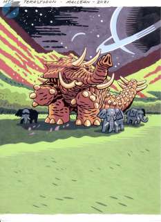 Andrew Maclean - Magic: the Gathering Issue Terastodon