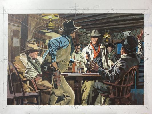 Paul Mann | Western Gallery Color Roughs #05 | Galactic Gallery