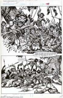 John Buscema and Ernie Chan - Original Art for Savage Sword of Conan #100, page 25 (Marvel, 1984). Outstanding - | Heritage