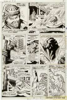 Gil Kane and Frank Giacoia Marvel Team-Up #15 Spider-Man and Captain America Page 3 Original Art (Marvel, - | Heritage
