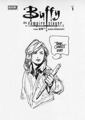 Travis Charest | TRAVIS CHAREST BUFFY THE VAMPIRE SLAYER #1 COVER | Tri-State Original Art