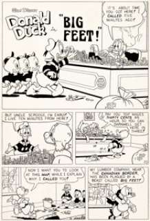 Marty Greim Donald Duck #249 Complete 10-Page Story Original Art (Gladstone, 1987). Thunder Bunny creator Marty - | Heritage