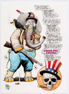 Timothy Truman Grateful Dead Almanac V7, #3 Illustration Original Art (Grateful Dead, 2000).  Over-sized, - | Heritage