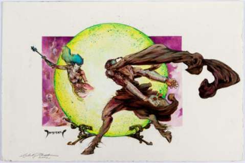 Mike Dubisch Forgotten Realms: Silver Marches Illustration Original Art (Wizards of the Coast, 2002). Titled -